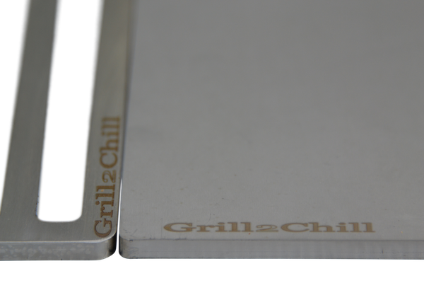 Edelstahl Kombi Grillrost+Grillplatte passend f. Weber Genesis E-310, E-320, E330 altes Mod.bis 2016